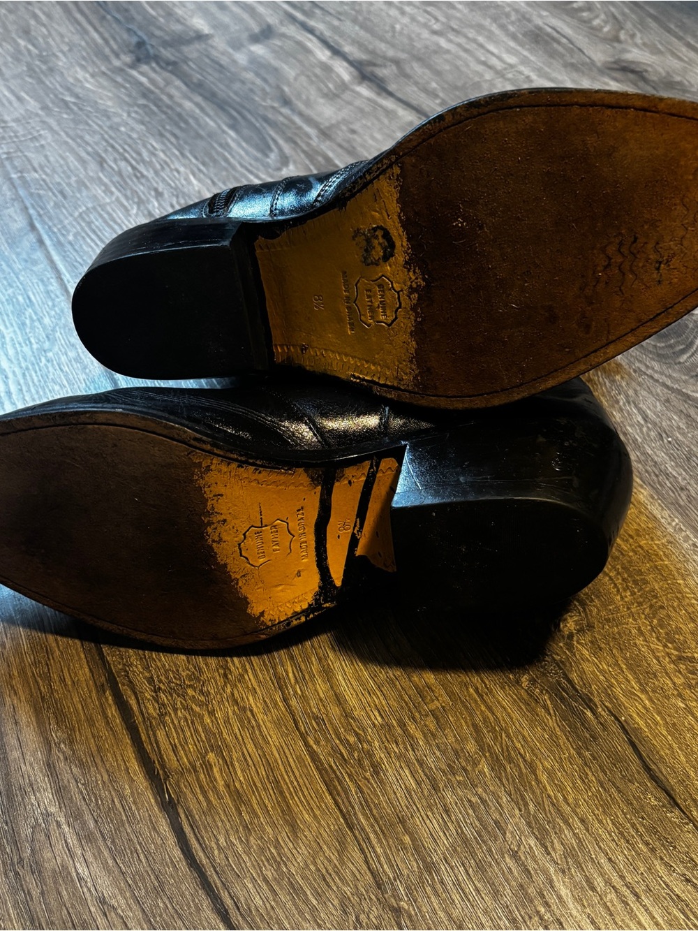 Donato Marrone Leather Heeled Boots View 6